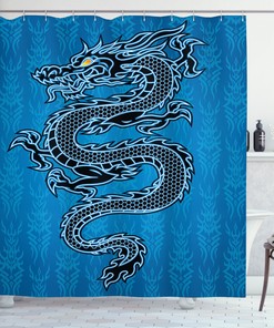 Year Of The Dragon Shower Curtain For A Festive Bathroom