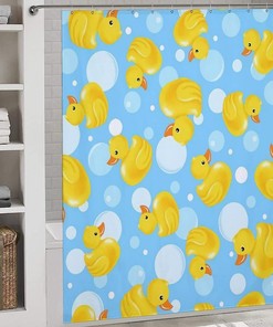 Yellow Duck Bathroom Shower Curtain for a Cute and Playful Bathroom Dcor