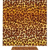 Yellow Orange Leopard Pattern Bright Shower Curtain Waterproof Fabric