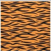 Yellow Tiger Stripes Waterproof Shower Curtain In Black, Perfect For Adding A Pop Of Color To Your Bathroom