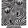 Zebra Couple Shower Curtain Fabric For A Durable And Waterproof Bath