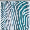 Zebra Pattern Animal Shower Curtain - Custom Durable Fabric