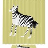 Zebra Print Shower Curtain Mat For Your Modern Bathroom 