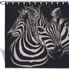 Zebra Stripes Animal Print Shower Curtain for Bathroom Decor