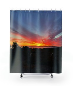 Zen Life Bamboo Forest Shower Curtain, Natural Bathroom Decor