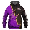 Zigzag Graphic All Over Print Baltimore Ravens Hoodie Zip Hoodie Gift For Fans