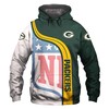 Zip Hoodie All Over Print 3D For Fans Of Green Bay Packers 
