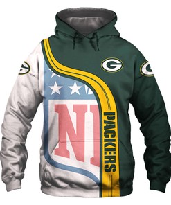 Zip Hoodie All Over Print 3D For Fans Of Green Bay Packers