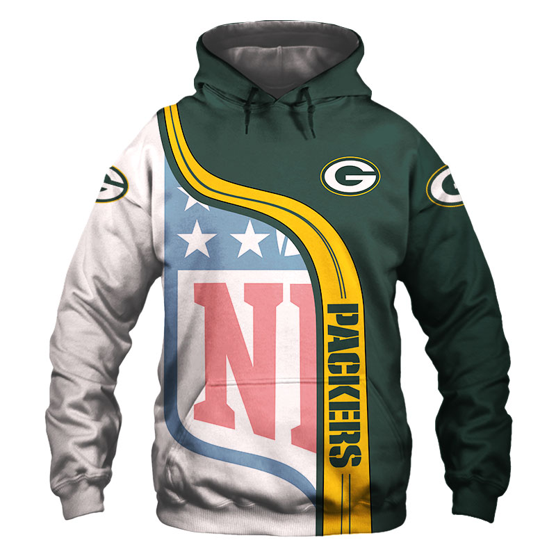 Zip Hoodie All Over Print 3D For Fans Of Green Bay Packers