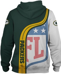 Zip Hoodie All Over Print 3D For Fans Of Green Bay Packers
