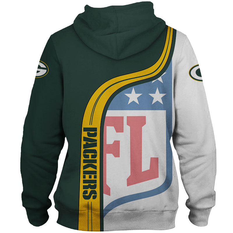 Zip Hoodie All Over Print 3D For Fans Of Green Bay Packers
