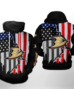 Zip Hoodie Pullover - Anaheim Ducks 3D Fan Gift