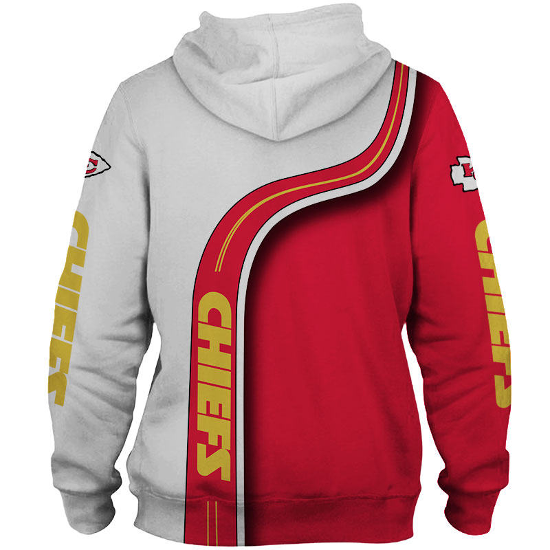 Zip Up And Show Off Your Team Spirit With This Kansas City Chiefs 3D Cute Zip Hoodie