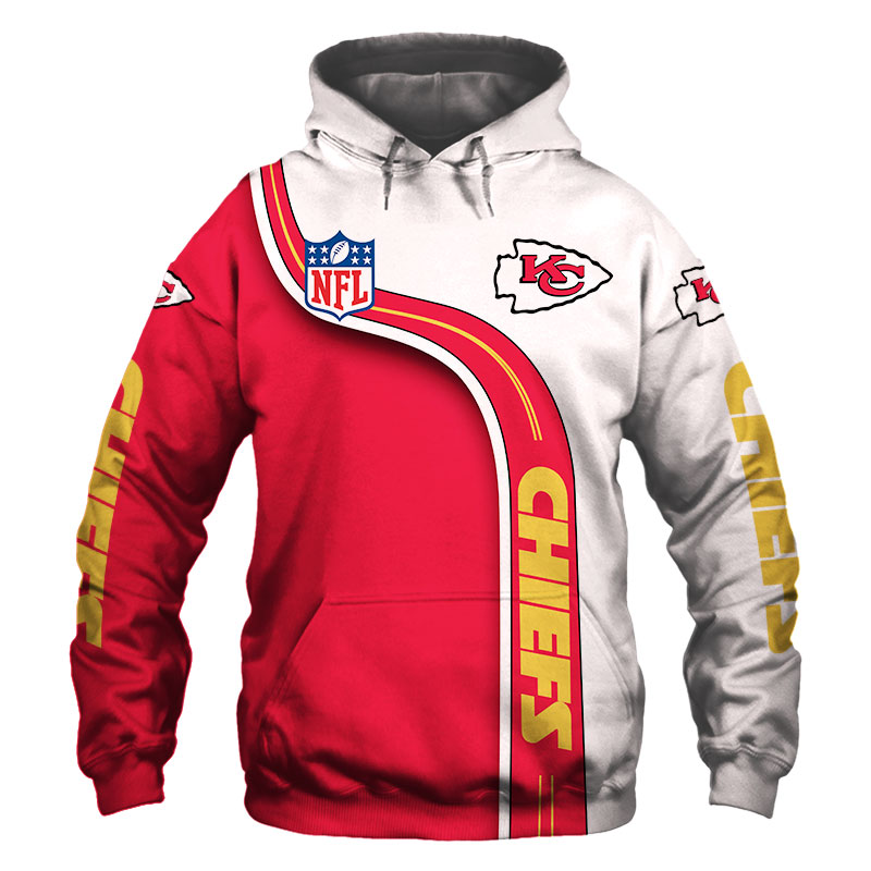 Zip Up And Show Off Your Team Spirit With This Kansas City Chiefs 3D Cute Zip Hoodie