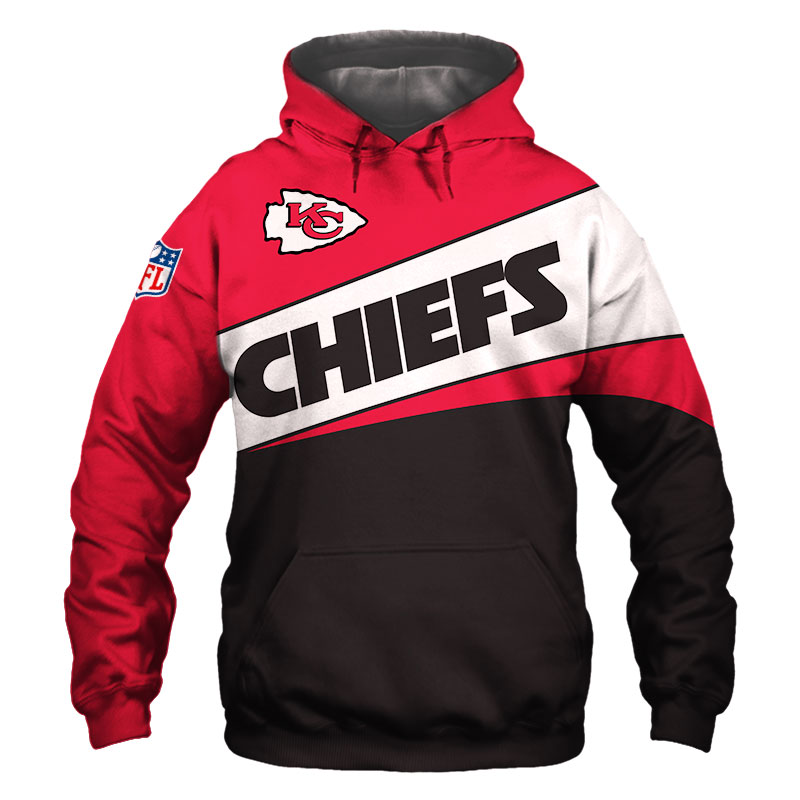 Zip-Up In Style With This All Over Print Kansas City Chiefs 3D Hoodie