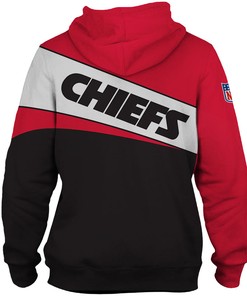 Zip-Up In Style With This All Over Print Kansas City Chiefs 3D Hoodie