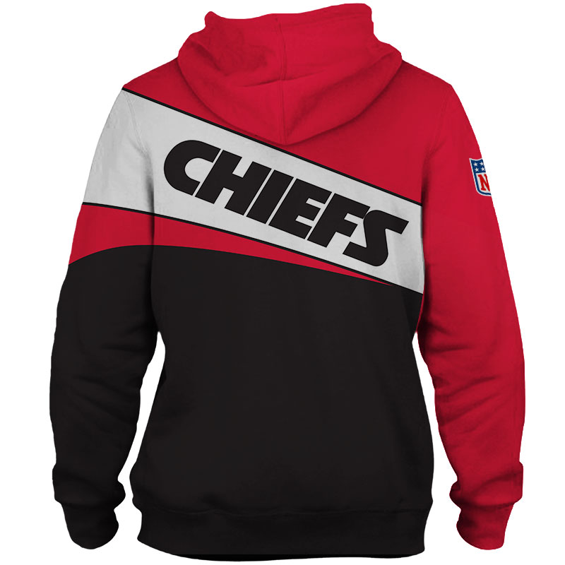 Zip-Up In Style With This All Over Print Kansas City Chiefs 3D Hoodie