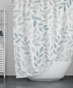 Zwarte Roos Bloemen Douchegordijn Rustieke Vintage Groene Bladeren Romantische Elegantie Landvrouw Stof Badkamersets