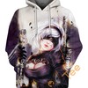 2B Blindfold 3D Hoodie - Nier Automata