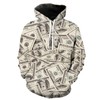 3D All Over Print Hoodie - 100 Dollar Bill Cash Money Theme