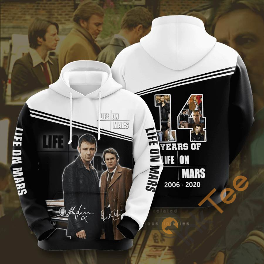 3D Movie Life On Mars Hoodie With All Over Print Design