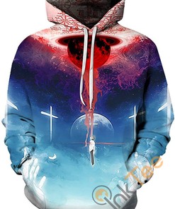 3D Printed Evangelion All Over Print Hoodie