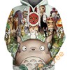 A Tribute Of Studio Ghibli All Over Print 3D Hoodie
