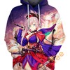 A Vibrant Flower Of Tengen 3D Hoodie With All Over Print