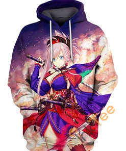 A Vibrant Flower Of Tengen 3D Hoodie With All Over Print