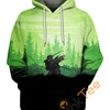 A World Of Danger Printed 3D Hoodie