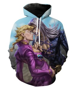 Abbacchio And Giorno Golden Wind Jojo'S Bizarre All Over Print 3D Hoodie