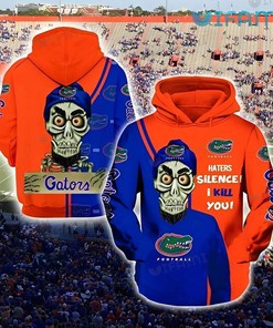 Achmed Skull Haters Silence I Kill You Gators Hoodie With All Over 3D Print Design