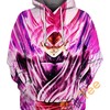 Add A Touch Of Romance With Son Goku Pink Rose 3D Hoodie For Dragon Ball Fans 