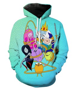Adventure Time Character All Over Print 3D Hoodie