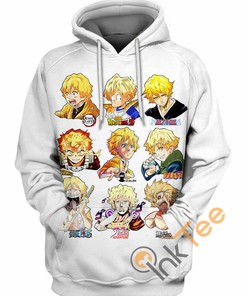 Agatsuma Zenitsu All Over Print 3D Hoodie - Gifts For Men