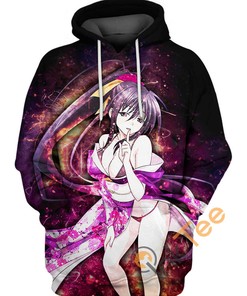 Akeno Himejima 3D Hoodie With Custom Print, Custom All Over Print Hoodie