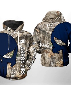 Akron Zips Usa Flag 3D Printed Hoodie - Ncaa Apparel For Fans