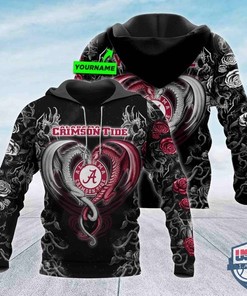 Alabama Crimson Tide Dragon Ncaa 3D Hoodie - Personalized Gifts For Fans