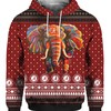Alabama Crimson Tide Football Christmas 3D Hoodie Ugly Sweater