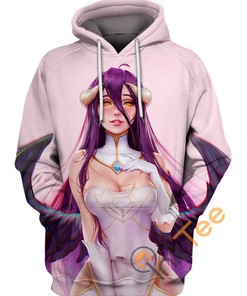 Albedo Angel Overlord 3D All-Over Print Hoodie, 3D Hoodies For Men Graphic