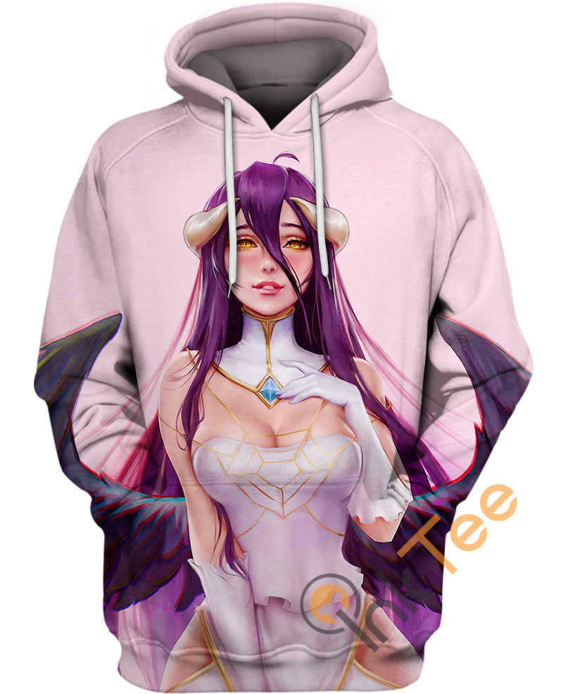 Albedo Angel Overlord 3D All-Over Print Hoodie, 3D Hoodies For Men Graphic