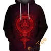 Alchemy Custom All Over Print 3D Hoodie, 3D Hoodies With Zippers