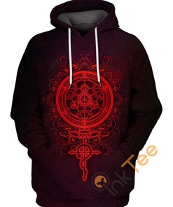 Alchemy Custom All Over Print 3D Hoodie, 3D Hoodies With Zippers