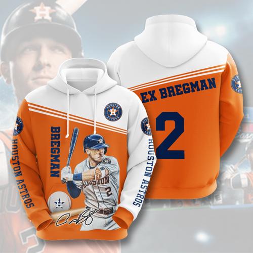 Alex Bregman Houston Astros Hoodie - 3D All Over Print Custom