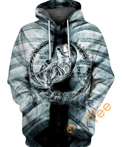 Alien Fetus 3D Printed All Over Print Hoodie, 3D Printed Hoodies