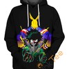 All Might And Midoriya Izuku Custom All Over Print 3D Hoodie, Custom All Over Print Hoodie