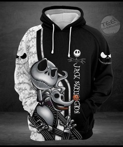 All Over Print 3D Hoodie - The Nightmare Before Christmas Jack Skellington Design