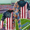All Over Print Florida Gators Usa Flag Stitches Logo Hoodie