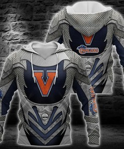 All Over Print Hoodie - Virginia Cavaliers Armor Vintage Ncaa Basketball Gift