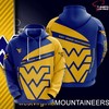 All Over Print Ncaa West Virginia Mountaineers 3D Hoodie For Men And Women, Gift For Football Fans